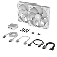 Corsair iCUE LINK RX140 RGB Carcasa del ordenador Ventilador 14 cm Blanco 2 pieza(
