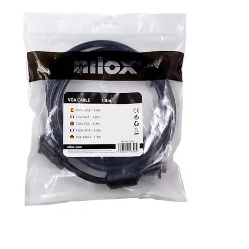 Nilox Cable VGA de - 1.8 metros