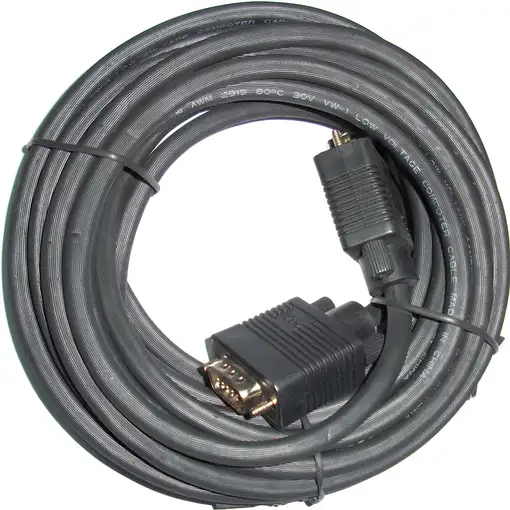 3GO 10m VGA M/M cable VGA VGA (D-Sub) Negro