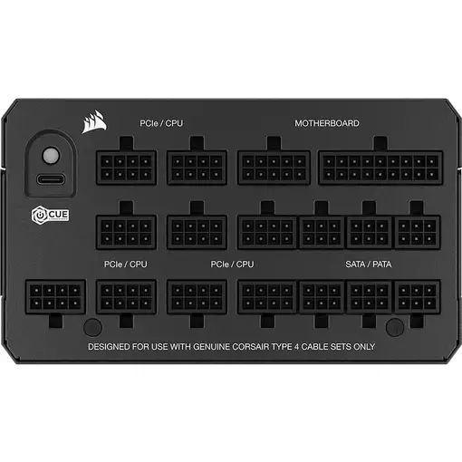 Corsair HX1200 unidad de fuente de alimentación 1200 W 24-pin ATX ATX Negro