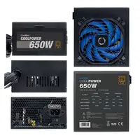 CoolBox CoolPower 650W unidad de fuente de alimentación 20+4 pin ATX ATX Negro
