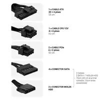 CoolBox CoolPower 650W unidad de fuente de alimentación 20+4 pin ATX ATX Negro
