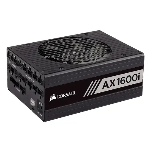 Corsair AX Series AX1600i unidad de fuente de alimentación 1600 W ATX Negro