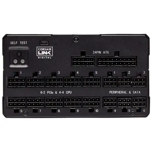 Corsair AX Series AX1600i unidad de fuente de alimentación 1600 W ATX Negro