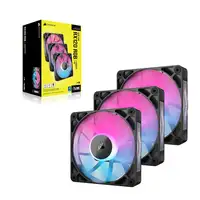 Corsair iCUE LINK RX120 RGB Carcasa del ordenador Ventilador 12 cm Negro 3 pieza(s