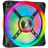 Corsair iCUE QL140 RGB Carcasa del ordenador Ventilador 14 cm Negro, Gris