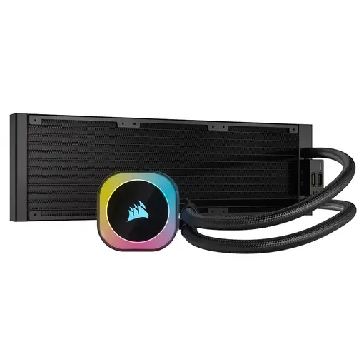 Corsair H150I Procesador Sistema de refrigeración líquida todo en uno 12 cm Negro