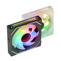 Mars Gaming MF-LINKFINITY Negro, Ventilador Modular PWM 120mm, Sistema de Conexión