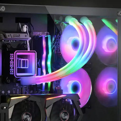 Mars Gaming ML-ULTRA240 Negro, Refrigeración Líquida CPU, TDP 500W, Espejo Infinit