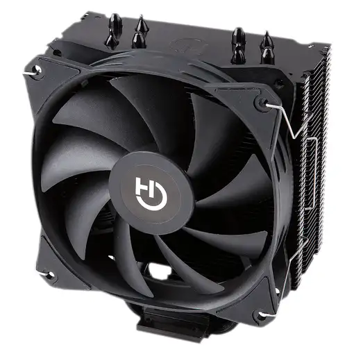 Hiditec C12 PWM Procesador Enfriador 12 cm Negro