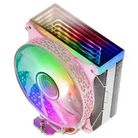 Mars Gaming MCPU-VR Rosa, Disipador CPU, Doble Espejo Infinito ARGB, 4 Heatpipes H