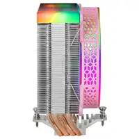 Mars Gaming MCPU-VR Rosa, Disipador CPU, Doble Espejo Infinito ARGB, 4 Heatpipes H