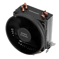 Mars Gaming MCPUBK, Disipador CPU, 4 Heatpipes HCT, TDP 160W, Ventilador PWM 11cm,