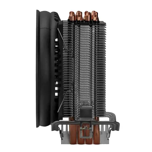 Mars Gaming MCPUBK, Disipador CPU, 4 Heatpipes HCT, TDP 160W, Ventilador PWM 11cm,