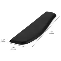 Kensington Reposamuñecas ErgoSoft™ para teclados finos