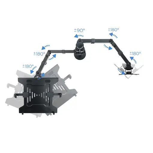 TooQ Soporte de mesa para pantalla 13"-32" y portátil