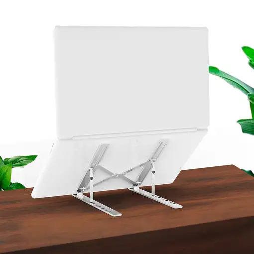 AISENS Soporte de Sobremesa Ajustable para Portatil / Tablet, Plata