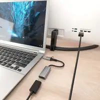 AISENS Conversor Aluminio USB-A+USB-C A HDMI 1080P@60Hz, USB-A/M+USB-C/M-HDMI/H, G