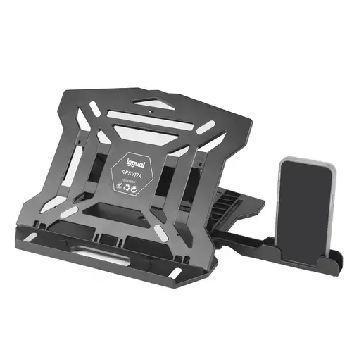 iggual RPSV17A Soporte para ordenador portátil Negro 43,2 cm (17")