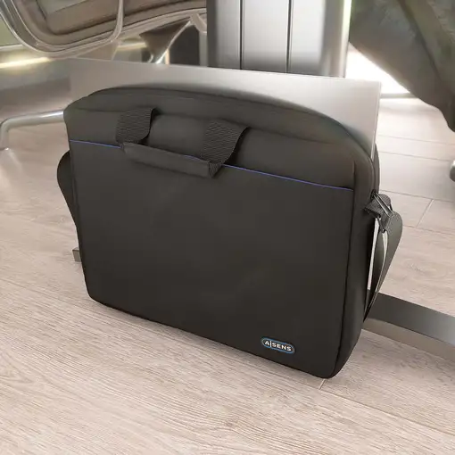 AISENS Maletin para portatil 15.6, Negro