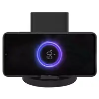 Xiaomi Mi 20W Wireless Teléfono móvil Negro Corriente alterna Cargador inalámbrico
