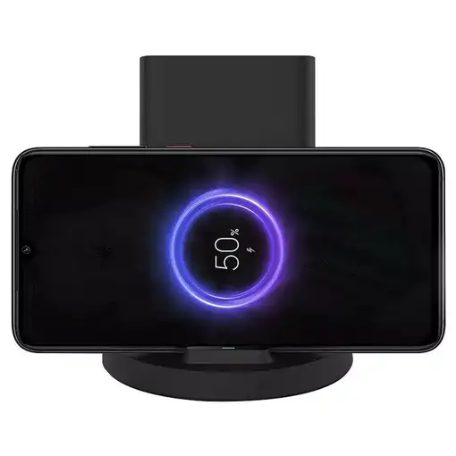 Xiaomi Mi 20W Wireless Teléfono móvil Negro Corriente alterna Cargador inalámbrico