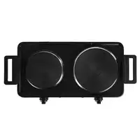 Orbegozo PE2855 hobs Negro Encimera Hornillo eléctrico / Placa eléctrica 2 zona(s)