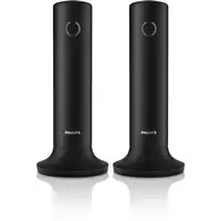Philips M4502B/34 teléfono Teléfono DECT Identificador de llamadas Negro