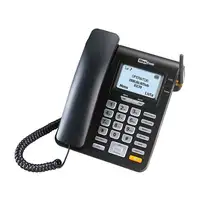 MaxCom MM28D teléfono Teléfono DECT Negro