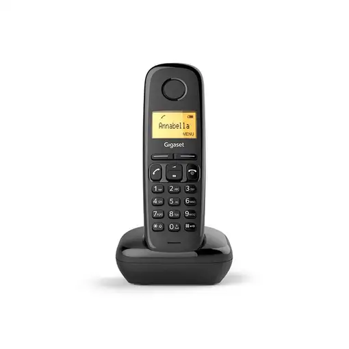 Gigaset A170 Trio Teléfono DECT/analógico Identificador de llamadas Negro