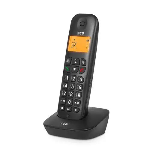 SPC Air Teléfono analógico Identificador de llamadas Negro