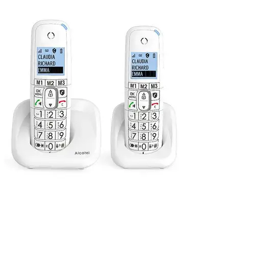 Alcatel XL785 DUO Teléfono DECT/analógico Identificador de llamadas Blanco