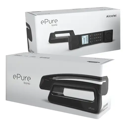 Alcatel ePure#3 Iconic Teléfono DECT Identificador de llamadas Blanco