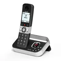 Alcatel F890 Teléfono DECT Identificador de llamadas Negro, Plata
