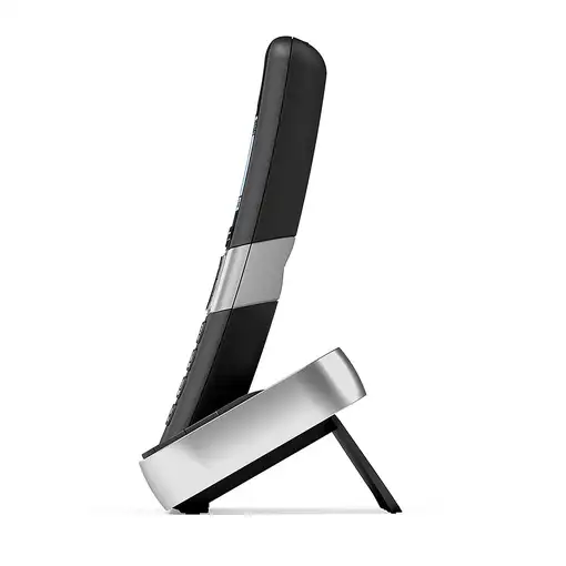 Alcatel F890 Teléfono DECT Identificador de llamadas Negro, Plata