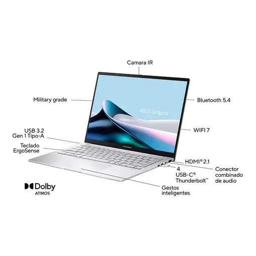 ASUS Zenbook 14 OLED UX3405CA-PZ195W - Ordenador Portátil 14" WQXGA+ 120Hz (Intel
