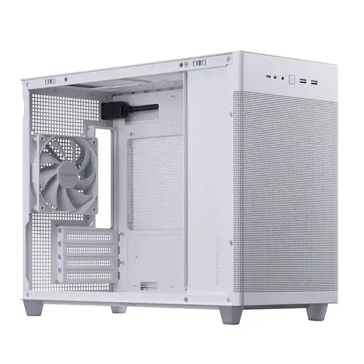 ASUS Prime AP201 MicroATX Mini Tower Blanco