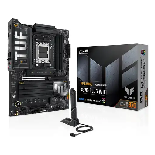 ASUS TUF GAMING X870-PLUS WIFI AMD X870 Zócalo AM5 ATX