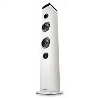 NGS SKYCHARM PRO WHITE: Torre de sonido 50W, función broadcasting.