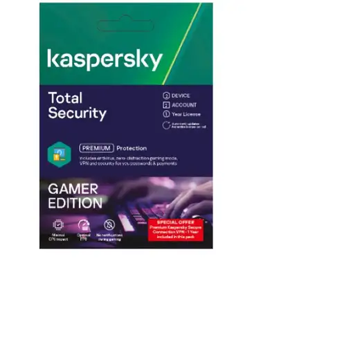 Kaspersky Total Security 2019 Seguridad de antivirus Completo Italiano 1 licencia(