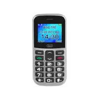 Trevi Max 20 4,5 cm (1.77") 160 g Plata Teléfono para personas mayores
