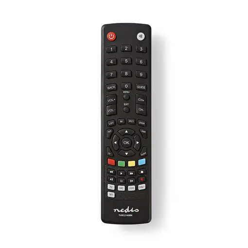 Nedis TVRC2340BK mando a distancia IR inalámbrico TV Botones