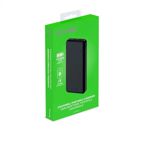 Celly PBE10000 Ión de litio 10000 mAh Negro