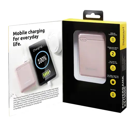 Intenso XS10000 Polímero de litio 10000 mAh Rosa