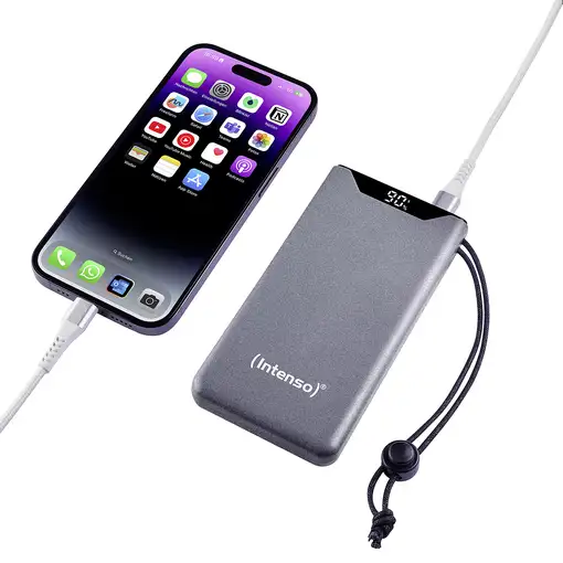 Intenso 7332034 batería externa Polímero de litio 10000 mAh Gris