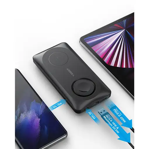 VEGER MagMuti VG-W1156 1000mAh powerbank Magnetic Wireless for iPod, iWatch, iPhon