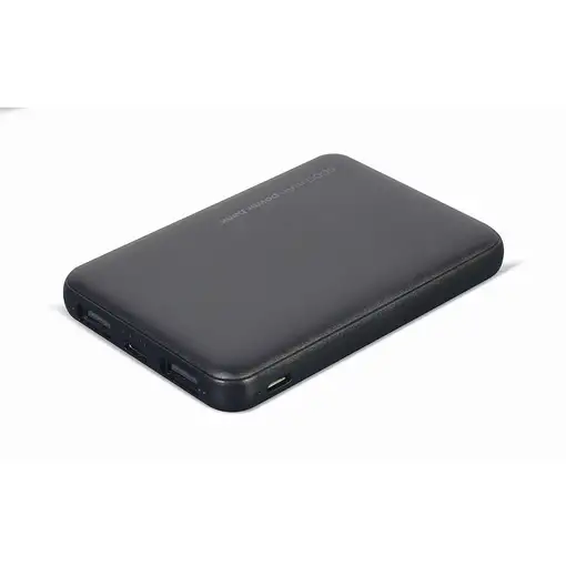 Gembird PB05-02 batería externa Polímero de litio 5000 mAh Negro
