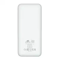 Rivacase VA2081 batería externa Polímero de litio 20000 mAh Blanco
