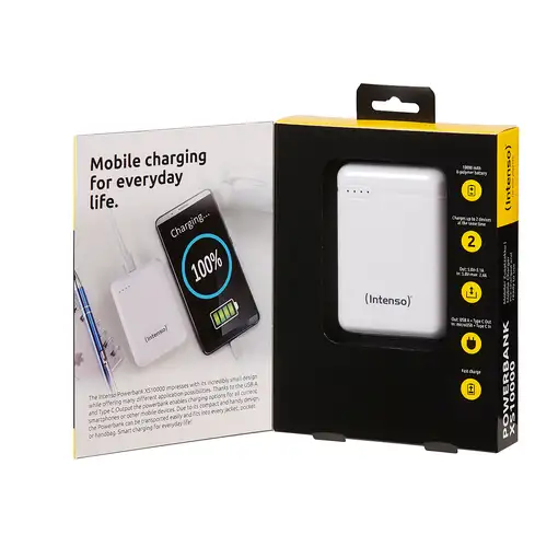 Intenso XS10000 Polímero de litio 10000 mAh Blanco