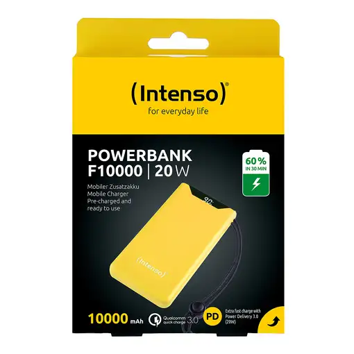 Intenso 7332039 batería externa Polímero de litio 10000 mAh Amarillo